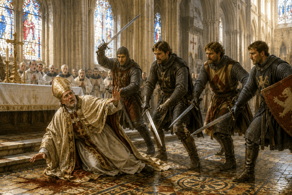 The Archbishop Murdered Before the Altar