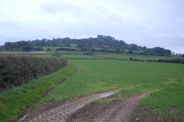 Meon Hill viewed from Upper Quinton in October 2006